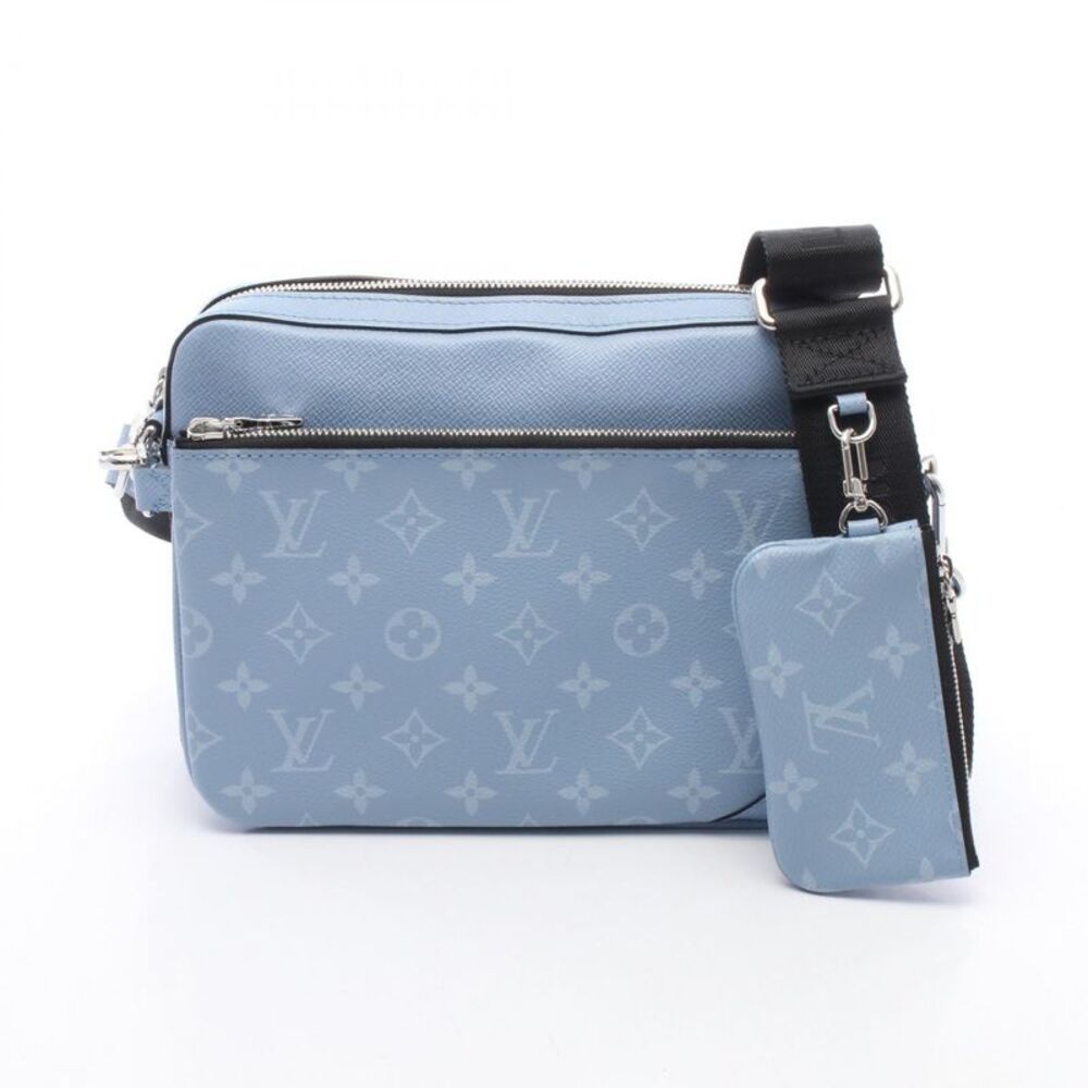 Louis Vuitton Trio Messenger Taigarama Coated Canvas Shoulder Bag